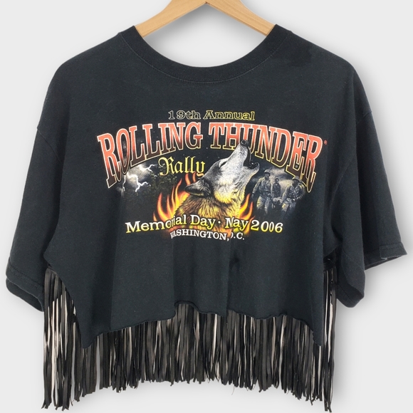 LF Tops - LF Furst of a Kind Upcycled Vintage Crop Tee